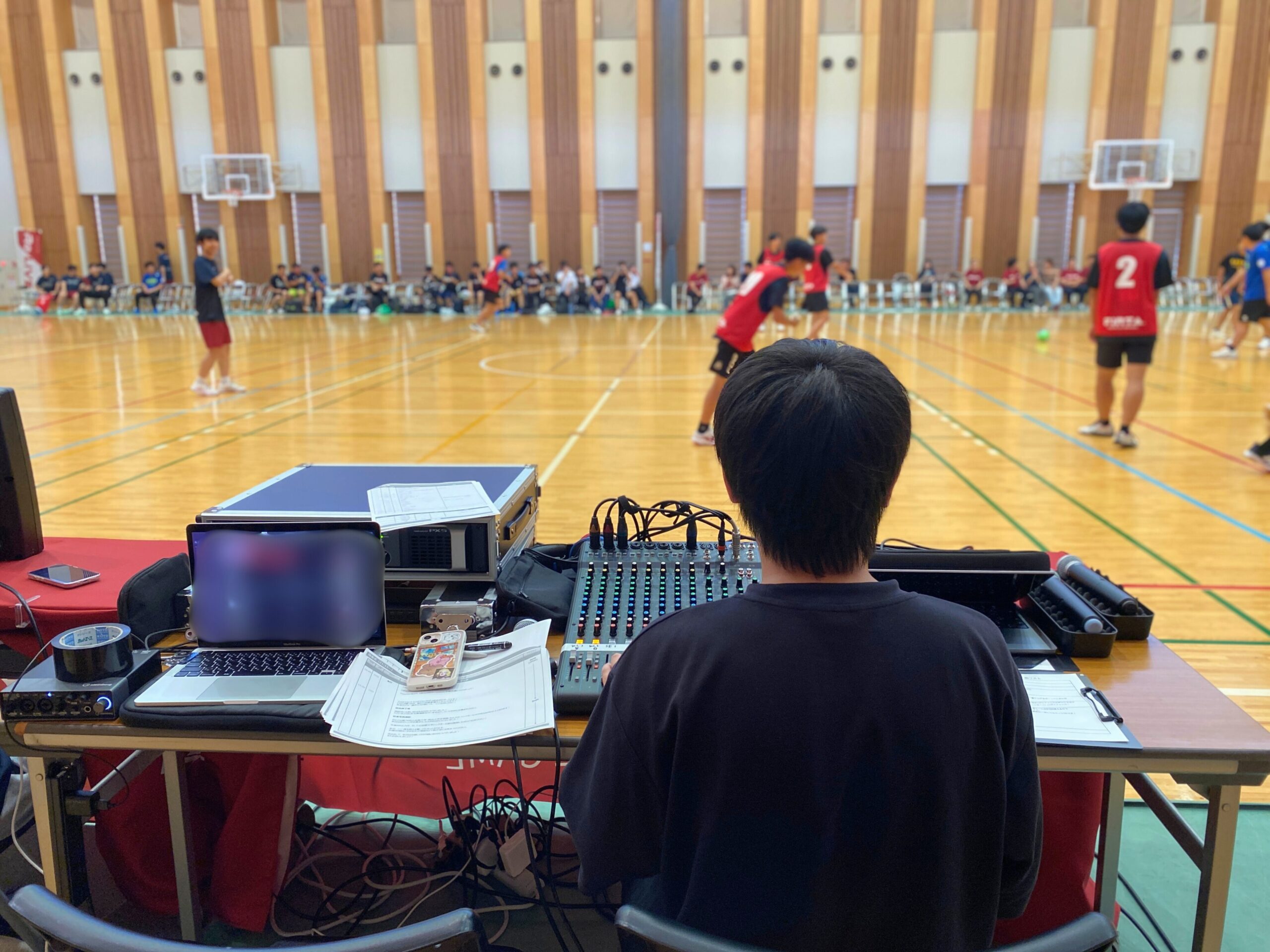 立命館大学ReLIVE ハンドボールゲームの音響をさせていただきました！
